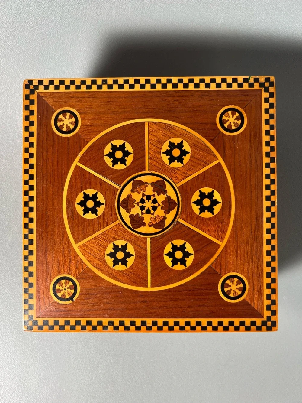 Decorative Wooden Jewelry Trinket Box